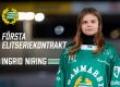 Ingrid Niring skriver på sitt första tvåårskontrakt i Elitserien