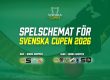 Spelschemat för Svenska Cupen 2026 är klart
